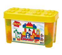 Ecoiffier Maxi Abrick Box Animali del Mondo con 50 Mattoncini