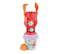 Ecoiffier - Secchio da spiaggia per bambini, 17 cm, tema principessa, macina da sabbia setaccio pala rastrello, stampo incluso - dai 18 mesi - giocattolo per bambini - 261 - Garanzia Francia Origine