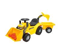 Ecoiffier - Sequestri escavatore con pala anteriore e posteriore e rimorchio, adatto a partire da 1 anno (7600007850)