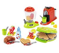 Ecoiffier - Set Cuoco con 28 Accessori Inclusi, con Frullatore, Macchina da caffè, Piastra Waffel, + 18 Mesi, 760002624