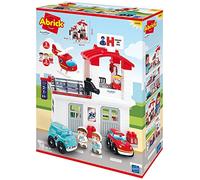 Ecoiffier - Set di 65 mattoncini da Costruzione, con Elicottero, Auto Giocattolo, Medico, Sorella, per Bambini dai 18 Mesi in su