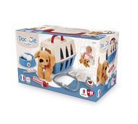 Ecoiffier - Valisetta veterinaria bambino 24 cm - Cane in peluche e accessori per la cura inclusi - Gioco d'imitazione - Da 18 mesi - Giocattolo per bambini - 273 - Garanzia Francia Origine