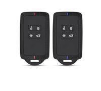EcoJozon 2 Pezzi Custodia Chiave Auto Compatibile con Renault, 4 Tasti Silicone Morbido Copri Telecomando per Renault Clio Captur Kangoo Megane Duster Twingo Kadjar Dacia Talisman Koleos Espace