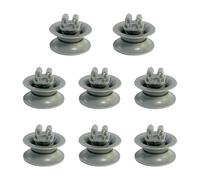 EcoJozon Kit 8 Ruote per Cestello Superiore Lavastoviglie - Compatibili con Bosch, Siemens, Neff, Beko - Ricambi Resistenti, Montaggio Facile, Scorrimento Silenzioso