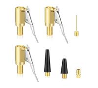 EcoJozon Kit Adattatore Valvola Multifunzione 7 Pezzi Compatibile con Bosch EasyPump e Altre Pompe Portatili, Adattatore Valvola Presta per Gonfiare Bici Auto Moto Palloni Cuscini Aria