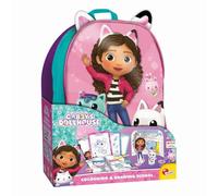 Lisciani Zainetto Gabby's Dollhouse per colorare e disegnare