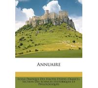 Ecole Pratique Des Hautes Études (Franc Annuaire (Tascabile)