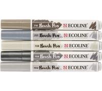 Ecoline Brush pen X11 Pennarelli acquerello Grey 5 pezzi