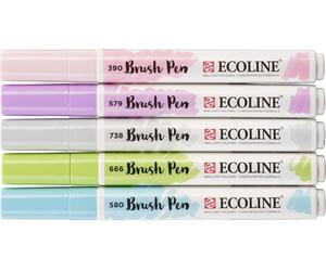 Ecoline Brush pen X12 Pennarelli acquerello Pastel 5 pezzi