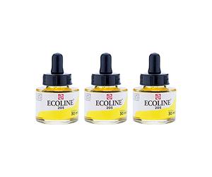 ECOLINE ROYAL TALENS ACQUARELLO ACQUERELLO LIQUIDO ACQUARELLI ACQUERELLI LIQUIDI NUOVO FLACONE 30ML (205 - GIALLO LIMONE)