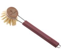 ecoLiving Spazzola Lavapiatti con Testina Intercambiabile - Burgundy