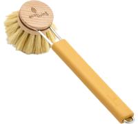 ecoLiving Spazzola Lavapiatti con Testina Intercambiabile - Yellow