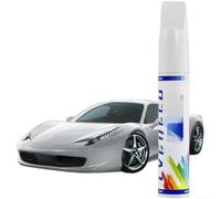 EcoLivzen Penna per ritocchi per veicoli rossi, 12 ml, ad asciugatura rapida (bianco perlato)