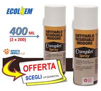 Ecolkem COMPLET ANTITARLO Spray → 200 / 400ml → Inodore PROTEGGE Legno e Mobili