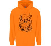 Ecologia Della Fauna Selvatica Un Ranocchio E Un Funghi Felpa Per Bambini