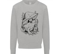 Ecologia Della Fauna Selvatica Un Ranocchio E Un Funghi Felpa Per Bambini