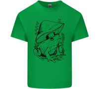 Ecologia Della Fauna Selvatica Una Rana E Un Fungo Magico Maglietta Per Bambini