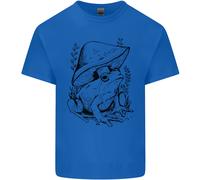 Ecologia Della Fauna Selvatica Una Rana E Un Fungo Magico Maglietta Per Bambini