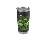 Ecologo Ecologia I'm Not Over Thinking This Bicchiere termico in acciaio inox doppia parete