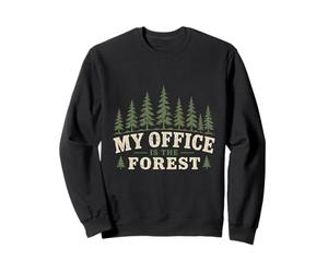 Ecologo Ecologia My Office Is The Forest Felpa