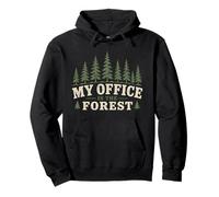 Ecologo Ecologia My Office Is The Forest Felpa con Cappuccio