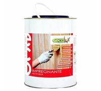 Ecolux Impregnante Fondo protettivo per Legno (Litri 2,5, Noce Scuro)