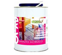 Ecolux Smalto Ecologico Satinato Acrilico ad Acqua Inodore per Interno ed Esterno - : , CONFEZIONE: 1 pz., Contenuto: Litri 2,5, Tinta: Giallo