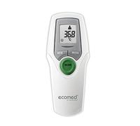 ecomed TM-65E Termometro clinico, Senza contatto, A infrarossi, Termometro preciso per la fronte, Per neonati, Bambini e adulti, Funzione di memoria inclusa, Temperatura ambiente