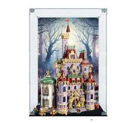 Ecometa Teca in Plexiglass - Arca Lite | Compatibile con Castello de La Bella e la Bestia LEGO (43263)