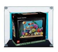 Ecometa Teca in Plexiglass Arca Lite per Set LEGO Acquario tropicale (10366) | Con Sfondo Rimovibile