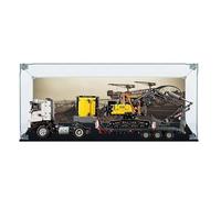 Ecometa Teca in Plexiglass Arca Lite per Set LEGO Autocarro Volvo FMX ed Escavatore elettrico EC230 (42175) | Con Sfondo Rimovibile