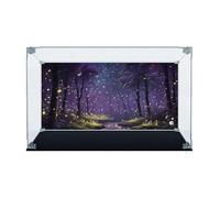 Ecometa Teca in Plexiglass Arca Lite per Set LEGO Hocus Pocus il cottage delle sorelle Sanderson (21341) | Con Sfondo Rimovibile