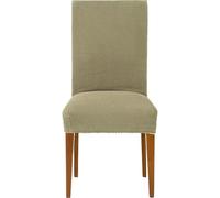 ECOMMERC3 | 2 fodere per sedia bielastiche in jacquard, adattabili, traspiranti e protezione totale, 2 fodere per sedia, colore lino, facili da installare, 100% fabbricazione spagnola