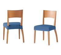 ECOMMERC3 | Confezione da 2 coprisedili antiscivolo - Coprisedili imbottiti e regolabili 100% Made in Spain elastici e molto morbidi