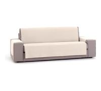 ECOMMERC3 | Copridivano a 2 posti, elastico e versatile - copridivano color beige, facile da applicare con gomme regolabili - copridivano rinnova e protegge seduta, schienale e braccia