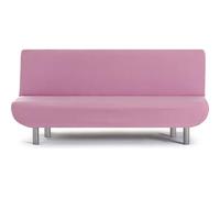 ECOMMERC3 | Copridivano a 3 posti Clic-Clac Bielastico universale - Copridivano colore rosa, facile da applicare e rimuovere, protezione antiusura