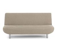 ECOMMERC3 | Copridivano a 3 posti Clic-Clac universale e versatile - Copridivano in lino, facile da posizionare per schienale, seduta e bracci