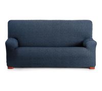 ECOMMERC3 | Copridivano bielastico a 2 posti in tessuto super elastico - copridivano blu traspirante e regolabile con schiuma di fissaggio e elastici