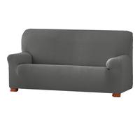 ECOMMERC3 | Copridivano bielastico jacquard, misura 2 posti, protezione completa, traspirante e regolabile, colore grigio, adatto per diversi modelli di divano