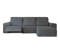 ECOMMERC3 | Copridivano Chaiselong Braccio corto destro con relax bielastico - Copridivano Chaiselongue Grigio Scuro Super elastico, traspirante e schiuma di sostegno