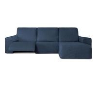 ECOMMERC3 | Copridivano Chaiselong Braccio corto destro con relax bielastico - Copridivano Chaiselongue blu super elastico, traspirante e schiuma di fissaggio