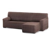 ECOMMERC3 | Copridivano Chaiselong Braccio corto destro super elastico protezione quotidiana e regolazione copridivano Chaiselong marrone traspirante ed economico