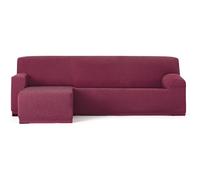 ECOMMERC3 | Copridivano Chaiselong Braccio corto sinistro universale e versatile - Copridivano Chaiselongue colore bordeaux, protezione facile da posizionare per schienale, seduta e bracci