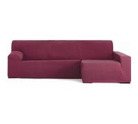 ECOMMERC3 | Copridivano Chaiselong con braccio lungo destro, universale e versatile - Copridivano Chaiselongue colore bordeaux, facile da posizionare per schienale, seduta e bracci