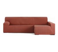 ECOMMERC3 | Copridivano Chaiselong con braccio lungo destro, universale e versatile - Copridivano Chaiselongue colore arancione, facile da posizionare per schienale, seduta e bracci