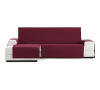 ECOMMERC3 | Copridivano Chaiselong extra sinistro, con vestibilità elastica, extra sinistra, per schienale, seduta e braccia, colore bordeaux