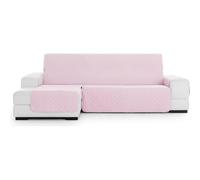 ECOMMERC3 | Copridivano Chaiselong extra sinistro imbottito e antiscivolo - Copridivano Chaiselongue rosa protezione completa, comfort e stile, design regolabile e lavabile
