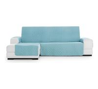 ECOMMERC3 | Copridivano Chaiselong extra sinistro imbottito e antiscivolo - Copridivano Chaiselongue turchese, protezione completa, comfort e stile, regolabile e lavabile