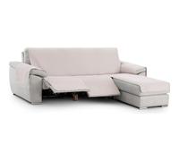 ECOMMERC3 | Copridivano Chaiselong Normale Destra Imbottito e Antiscivolo - Copridivano Chaiselongue Beige Protezione completa, Comfort e stile, design regolabile e lavabile