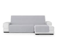 ECOMMERC3 | Copridivano Chaiselong Normale Destra Imbottito e Antiscivolo - Copridivano Chaiselongue Grigio Protezione completa, Comfort e stile, design regolabile e lavabile